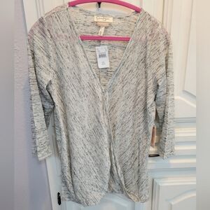 Jessica Simpson Nursing Top Size Large 3/4 Sleeve